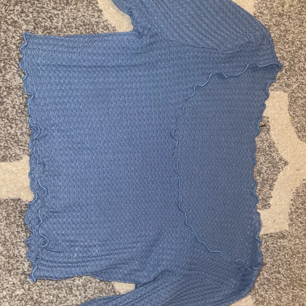 NEVER WORN Long sleeve square neck shirt